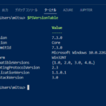 Windows PowerShellを5.1から7にアップグレードする方法