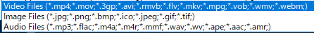 Supported Media Files